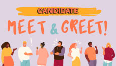 Candidate Meet and Greet News Graphic