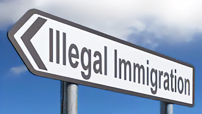Illegal Immigration sign