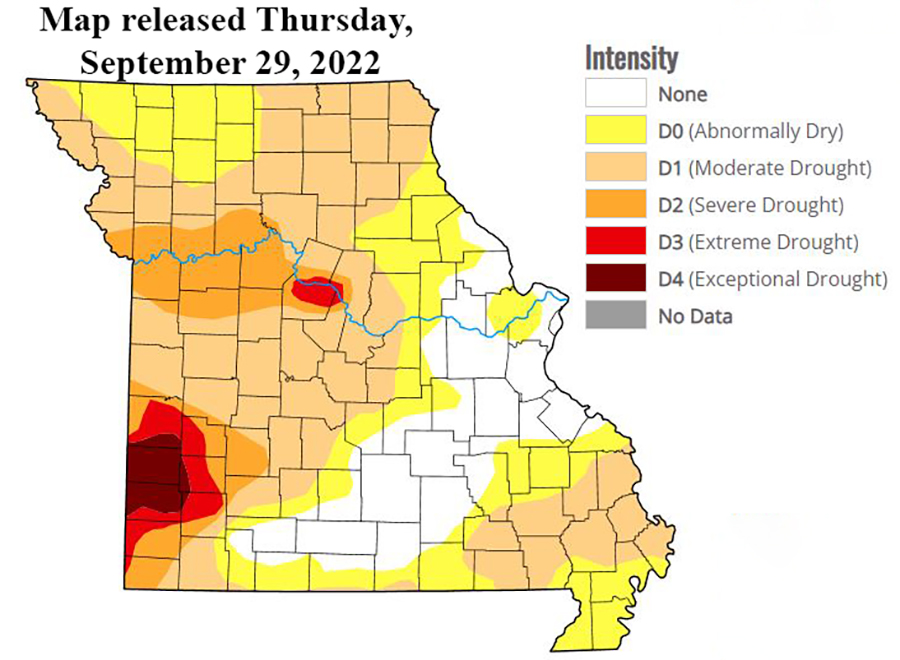 Moderate drought expands in North Missouri