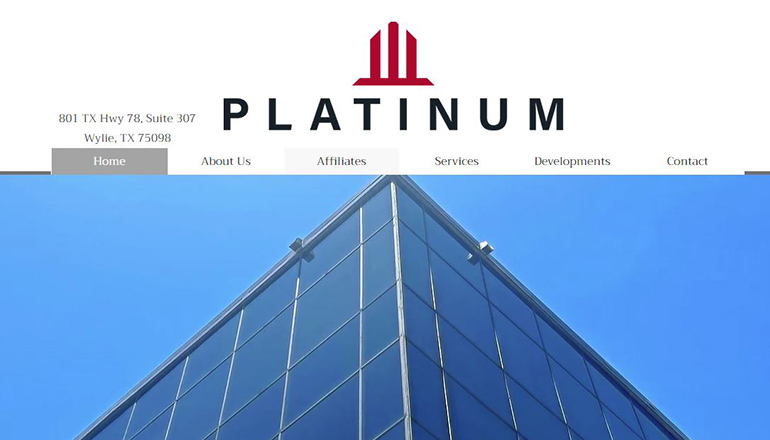 Platinum Health Systems website