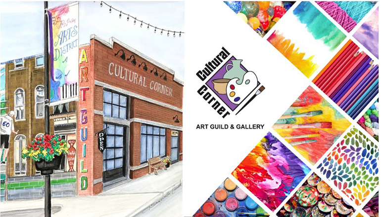 Cultural Corner Art Guild and Gallery news graphic
