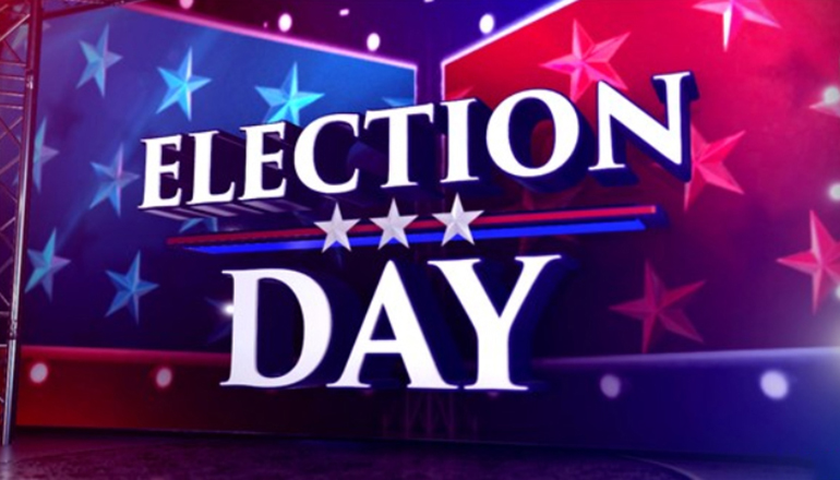 Election Day news graphic