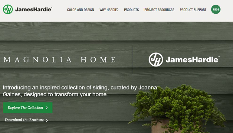 James Hardie Website