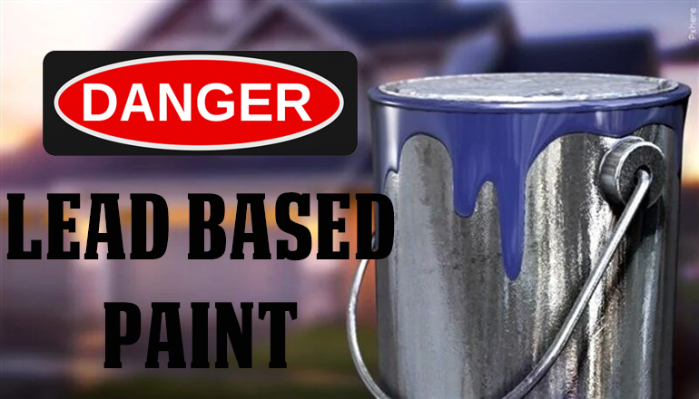 Danger Lead Based Paint News Graphic