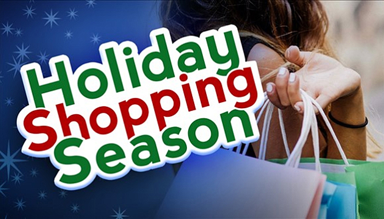 Holiday Shopping Season News Graphic