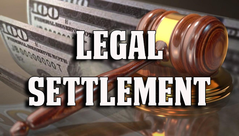 Legal Settlement News Graphic