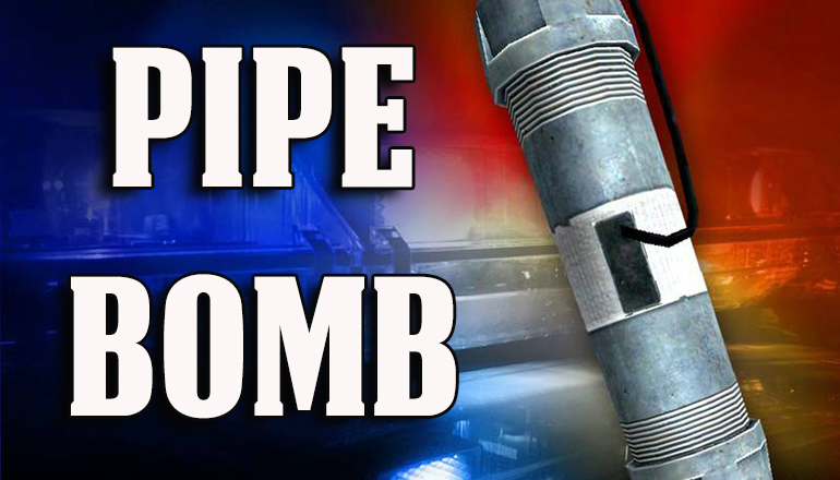 Pipe Bomb News Graphic