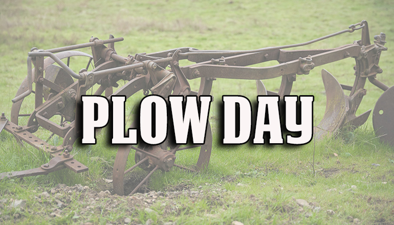 Plow Day News Graphic (Photo by Dru Kelly on Unsplash)