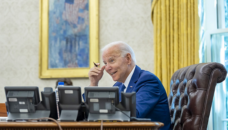President Joe Biden (Official White House photo by Adam Schultz)