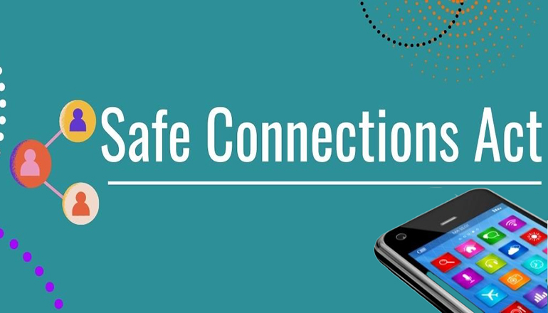 Safe Connections Act News Graphic