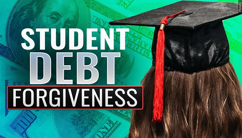 Student Debt Forgiveness news graphic