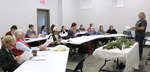 2015, at age 93, Wilda Cox attended MU Extension’s “Pearls of Production” event for women in animal production. (Photo courtesy of Marcia Shannon.)