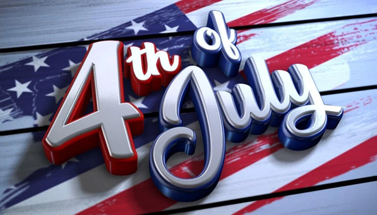 4th of July News Graphic