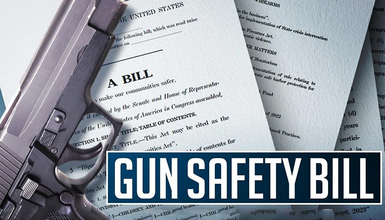 Gun Safety Bill News Graphic