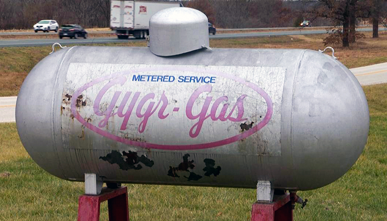 Gygr Gas propane tank