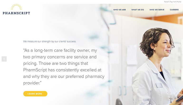 Pharmscript LLC website