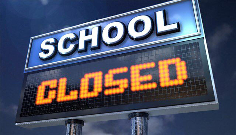School Closed News Graphic