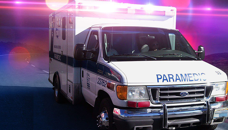 Ambulance or Fatal News Graphic
