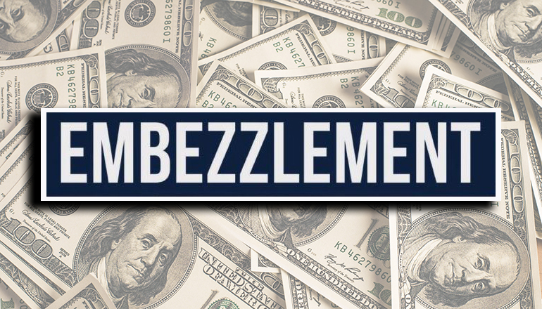 Embezzlement News Graphic