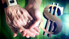 Generic Senior Citizens or money news graphic