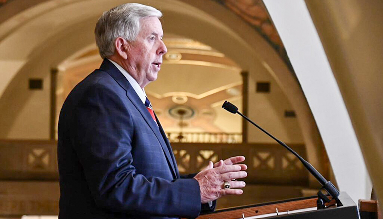 Missouri Governor Mike Parson (Photo courtesy Missouri Governor's office)