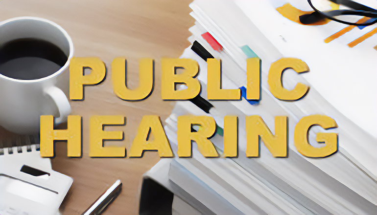 Public Hearing News Graphic