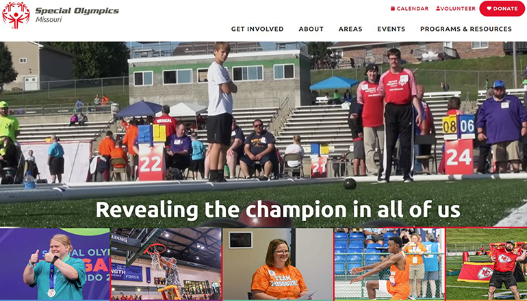 Special Olympics Website news graphic
