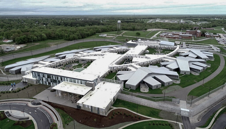 An aerial view of the Jay Nixon Forensic Center (Photo courtesy Missouri Department of Mental Health)