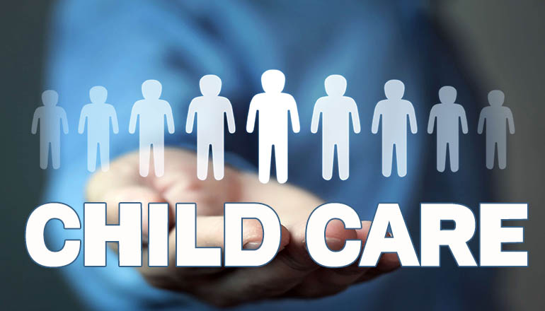 Childcare or Child Care news graphic