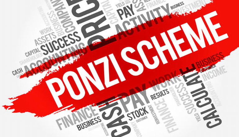 Ponzi Scheme News Graphic