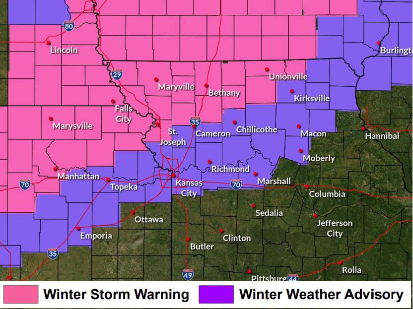 Winter Storm Warning And Winter Weather Advisory Issued For Northern