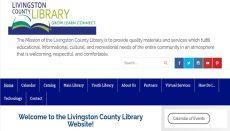 Livingston County Library website 2023