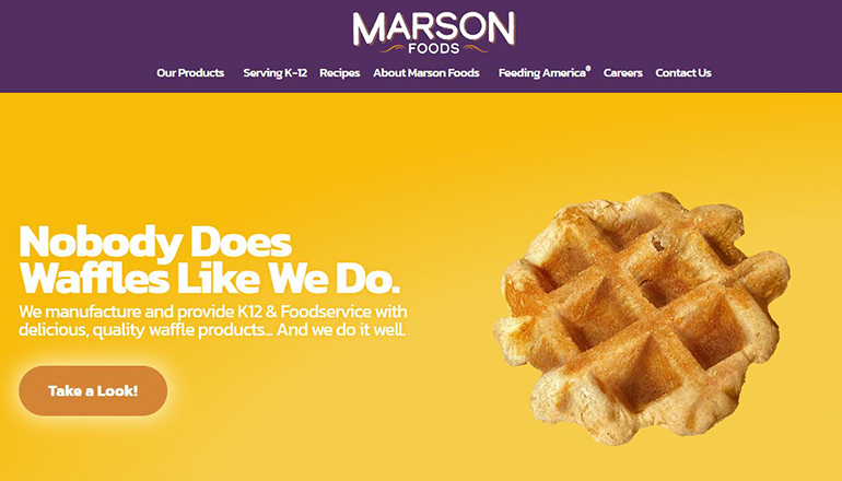 Marson Foods Website