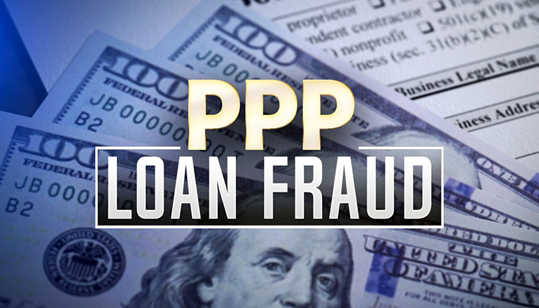 Pandemic (PPP) Loan Fraud news graphic
