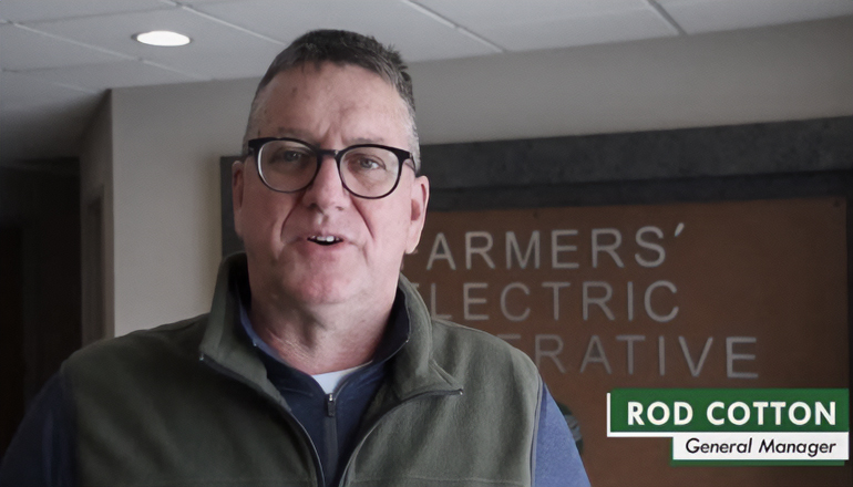 Rod Cotton former manager farmers electric