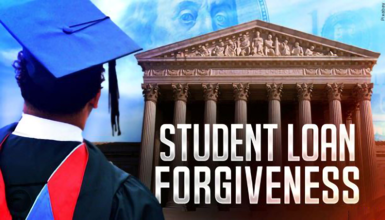 Student Loan Forgiveness news graphic