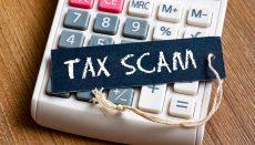 Tax Scam News Graphic