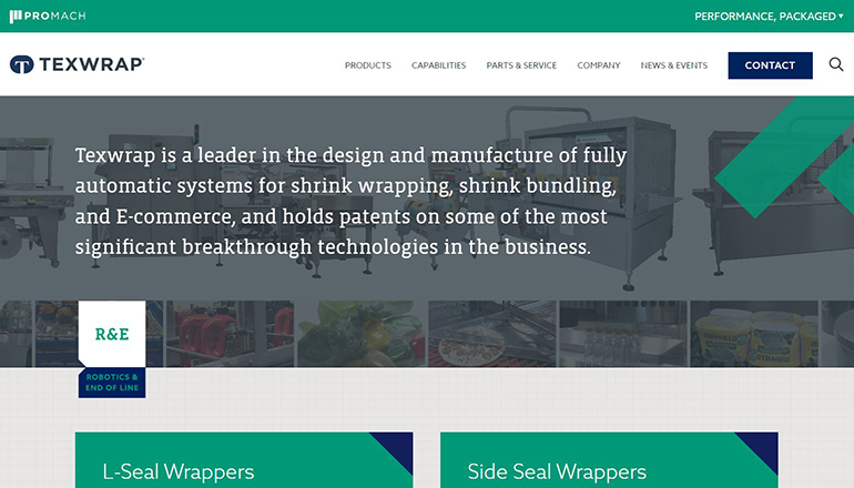 Texwrap Corporate Website