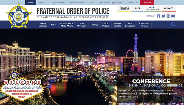 2023 Fraternanl Order of Police Website