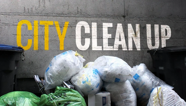 City and Community Cleanup Week News Graphic
