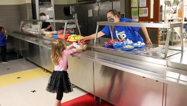 Students receive free breakfast and lunch as part of Explore, Springfield Public Schools’ summer learning program (Photo courtesy of Springfield Public Schools)