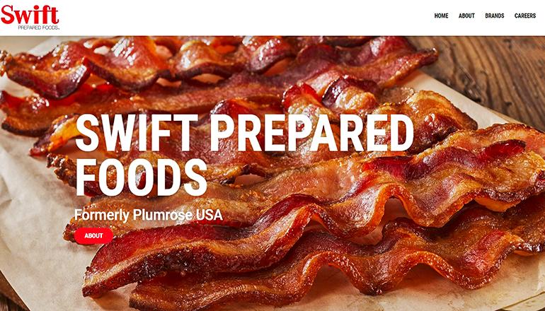 Swift Prepared Foods Website