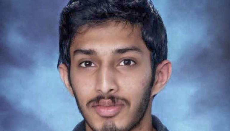 19-year-old Sai Varshith Kandula (Photo courtesy @iJasOberoi on Twitter)