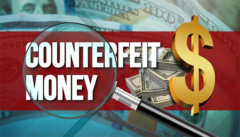 Counterfeit Money News Graphic