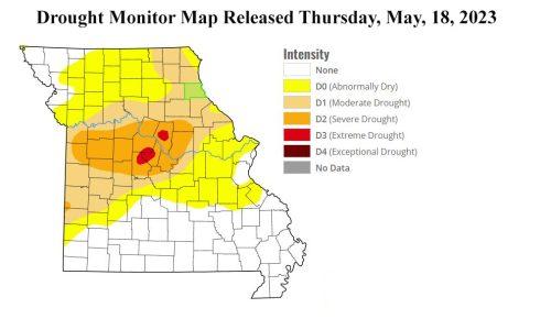 Drought Monitor Map May 18, 2023