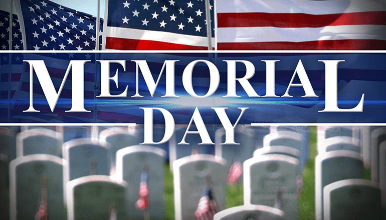 Memorial Day News Graphic