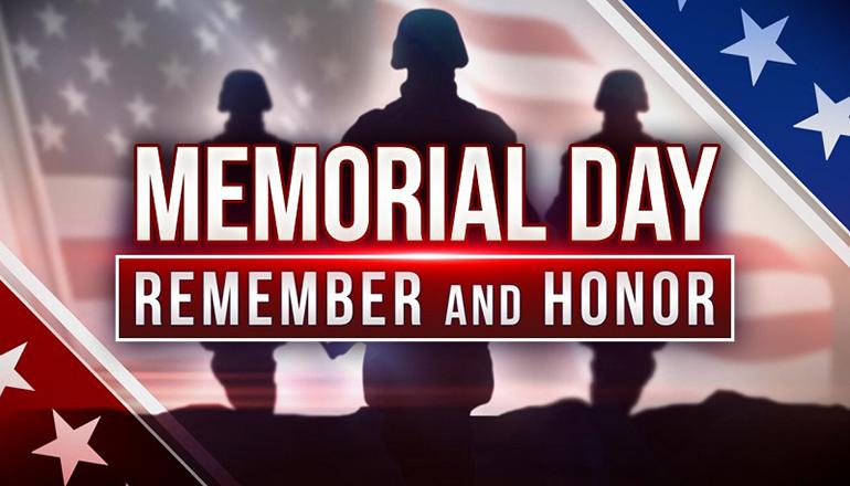 Memorial Day - Remember and Honor News Graphic
