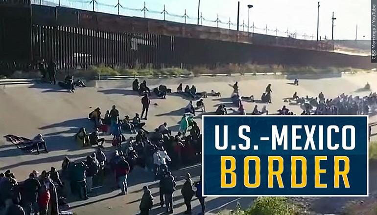 U.S. Mexico Border news graphic