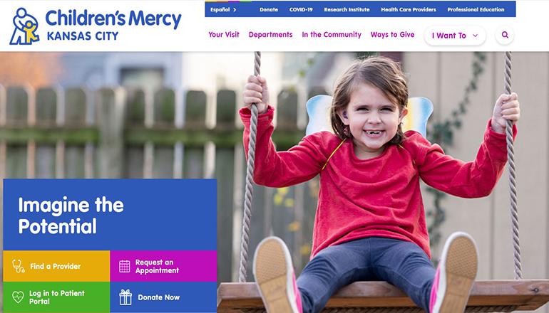 Children's Mercy Hospital Kansas City website 2023