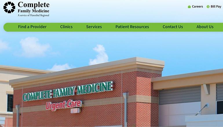 Complete Family Medicine website